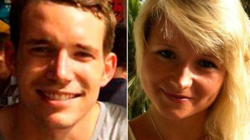 Murder victims David Miller and Hannah Witheridge.