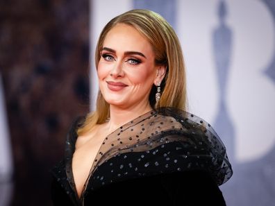 Adele attends The BRIT Awards 2022 at The O2 Arena on February 08, 2022 in London, England.