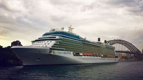 The Celebrity Solstice left Melbourne for New Zealand yesterday afternoon.