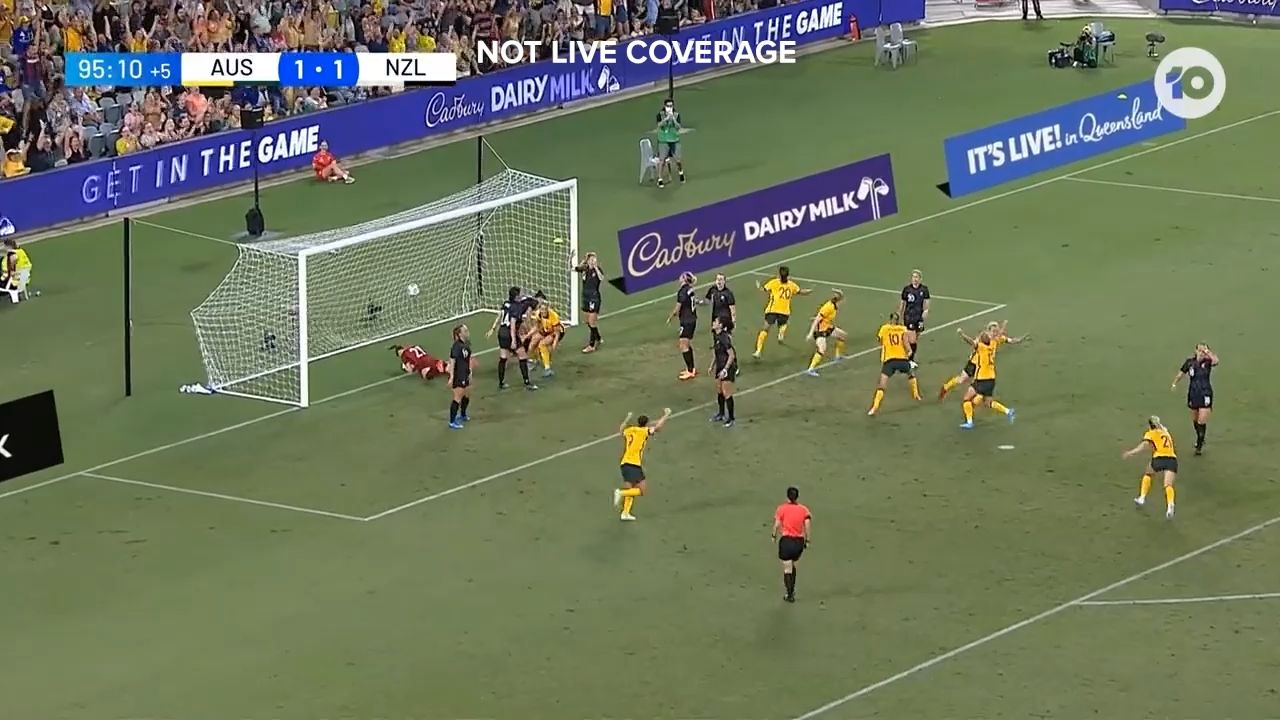 Matildas score last gasp victory over New Zealand in Townsville