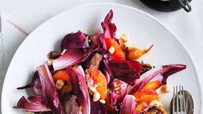 Duck orange and beetroot salad