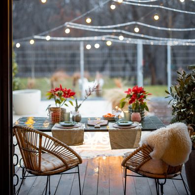 outdoor entertaining winter