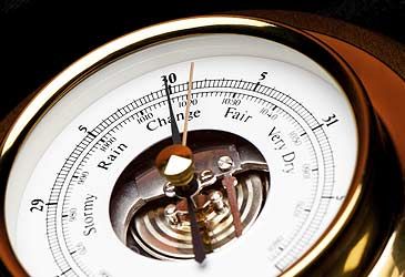 Which device is used to measure atmospheric pressure?