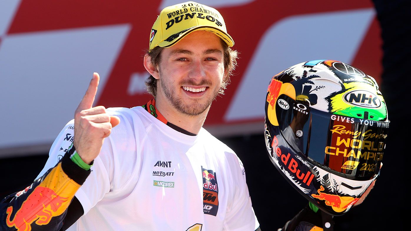 Australian Remy Gardner, son of motorsport legend Wayne, takes out Moto2 World Championship