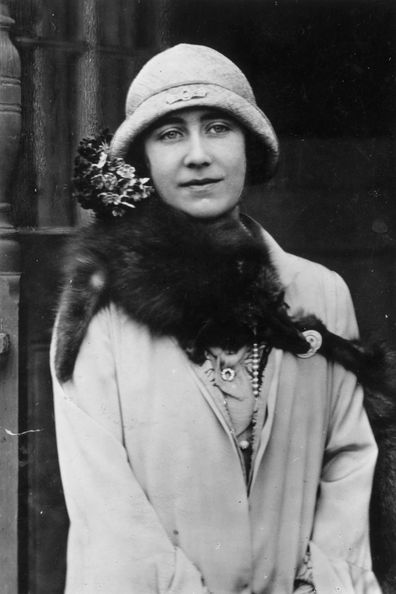 Elizabeth Bowes-Lyon, later Queen Elizabeth, the Queen Mother, in 1929.