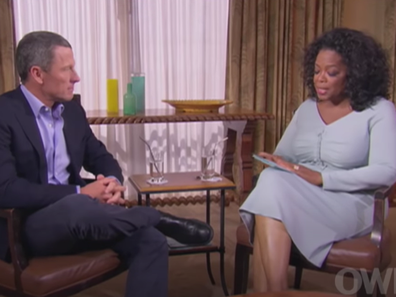 Lance Armstrong and Oprah