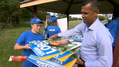 With his own plan is the new LNP candidate for Lilley, Vivian Lobo.