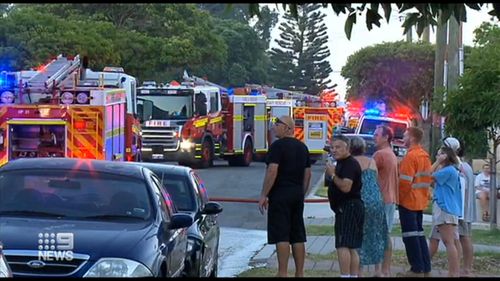 A home in the Perth suburb of Doubleview has been gutted by fire after a suspected fault in an air conditioner.
