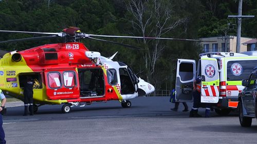 Emergency services were called to Wellington Drive, Nambucca Heads, about 7.15am today.