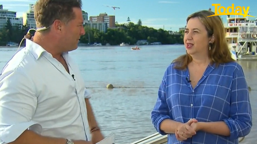 Annastacia Palaszczuk provides an update on the flooding crisis on the banks of the Brisbane river.