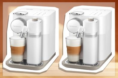 9PR: De'Longhi Nespresso Gran Lattissima Automatic Coffee Maker Single-Serve Capsule Coffee Machine, Vitality White