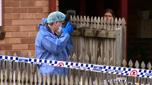 Police established a crime scene at a Wishart proerty after a stabbing victim took himself to hospital where he later died.