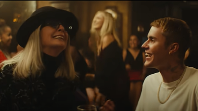 Justin Bieber and Diane Keaton star in the singer's latest music video for 'Ghost'.