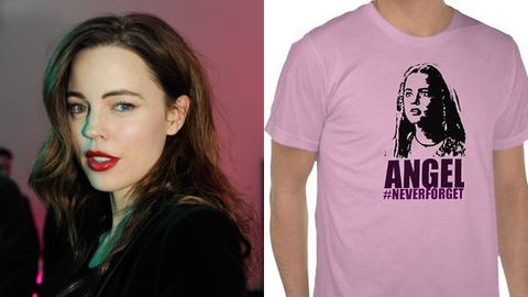 Melissa George's TV meltdown has been immortalized on a T-shirt