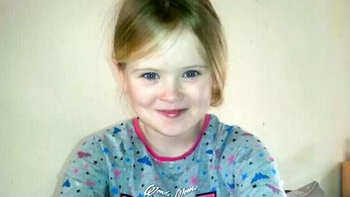 Mylee screamed 'daddy stop' when she was dragged inside with her knife-wielding father.