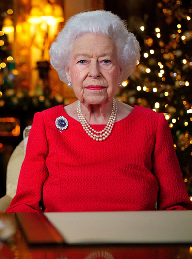 Queen Elizabeth II's Christmas Day message last year.