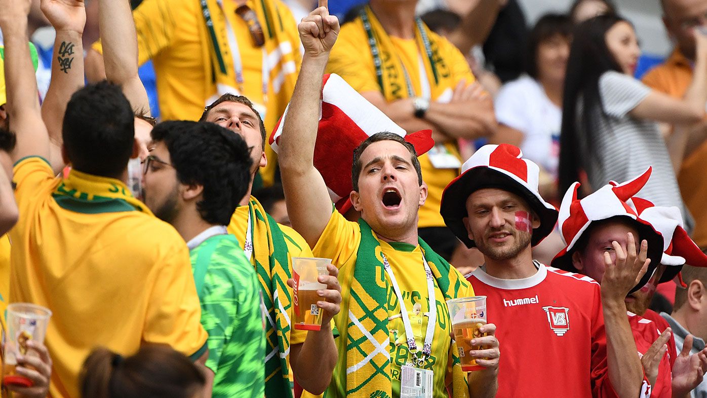Socceroos fans love beer