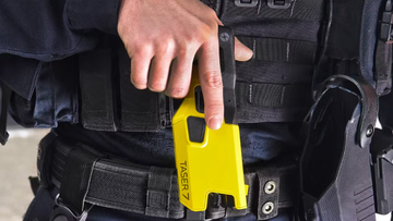 The Taser 7, as pictured on the Axon website.