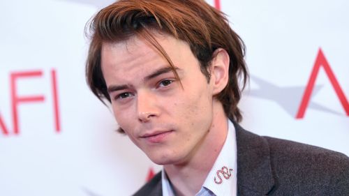 Charlie Heaton arrives at the AFI Awards at the Four Seasons Hotel in Los Angeles in 2017. (AP)