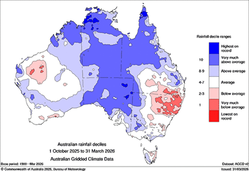 La Niña più recente non ha portato condizioni meteorologiche più umide del solito in alcune parti dell’Australia.