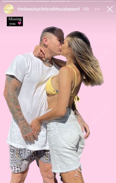 MAFS' Susie Bradley hints she might have reconciled with NRL gun ex Todd Carney as she shares photo of them kissing 