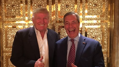 ‘Relaxed and full of good ideas’: British politician Nigel Farage tweets support for Trump