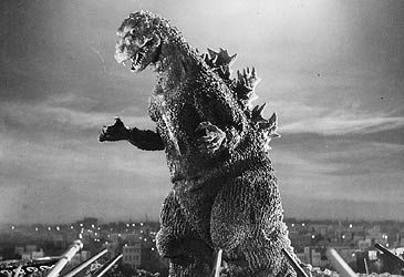 When did Godzilla make its cinematic debut in Japan?