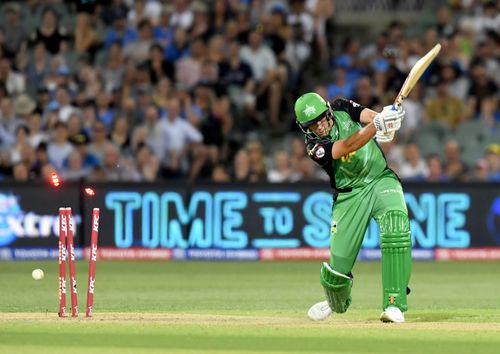 A fight erupted in the crowded grounds of Adelaide Oval during last night's Big Bash match.