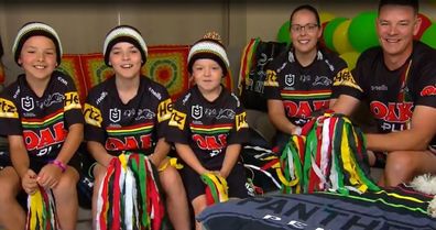 Penn family Penrith Panthers supporters