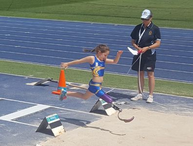 Emilee long jump