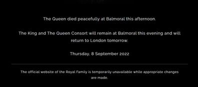 The official royal website indicates many changes are currently being implemented.