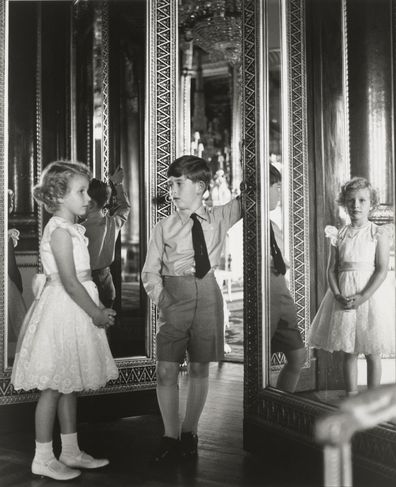 Antony Armstrong-Jones photo of Prince Charles and Princess Anne, 1956.