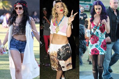 It's official...most celebrities don't know how to dress for Coachella. <br/><br/>And with the oh-so-cool music festival kicking off this weekend, we've decided to pull out our fash-police hats to prove just how badly celebs struggle to swap high-fash frocks for hippie-chic threads. <br/><br/>From Katy Perry's tatty tights, Chanel Iman's studded undies and Paris Hilton's teeny tiny tops , check out the worst Coachella fash-fails of all time...