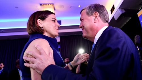 Ms Frecklington served as deputy to former leader Tim Nicholls. (AAP)