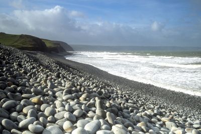 Westward Ho beach in North Devon 