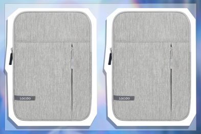 9PR: Lacdo Tablet Sleeve for Apple iPad, 11-inch, Grey