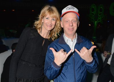 Laura Dern and Mike White attend the "Enlightened" Season 2 Premiere After Party presented by HBO at Avalon on January 10, 2013 in Hollywood, California.