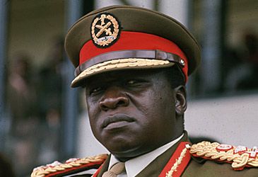 When did Idi Amin seize power in Uganda in a coup d'état?