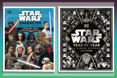 9PR: Star Wars Character Encyclopedia and Star Wars Year By Year: A Visual History, New Edition, by Ryder Windham, Pablo Hidalgo and Kristin Baver book covers