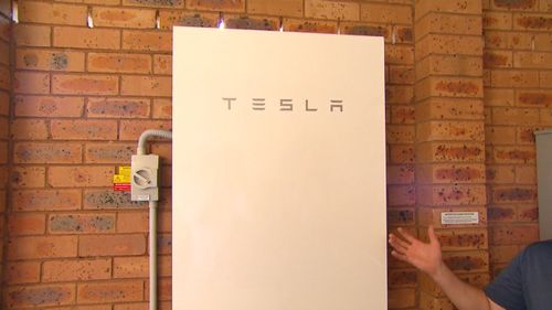 A Tesla battery.