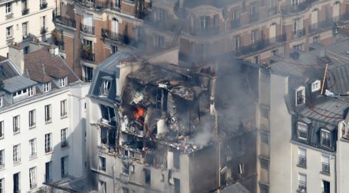 Gas explosion injures five, damages apartment in central Paris 