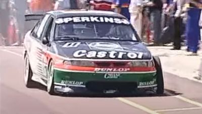 Larry Perkins and Russell Ingall win from a lap down