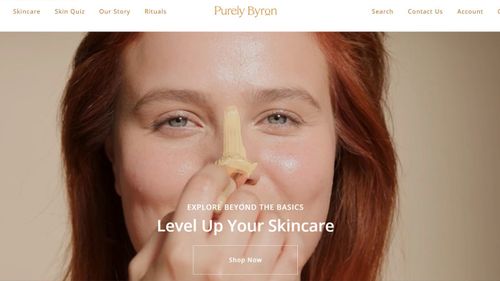 Elsa Pataky's Purely Byron website