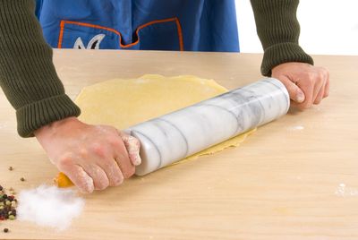 <strong>Take a stone rolling pin...</strong>