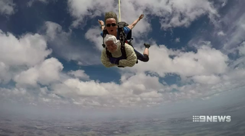 Irene O'Shea holds the title as the world's oldest person to skydive.