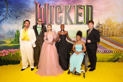 Marissa Bode, Ethan Slater, Jeff Goldblum, Ariana Grande, Cynthia Erivo and Jonathan Bailey