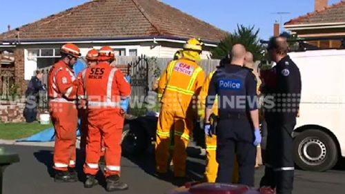 Man dies in brick fence collapse outside Geelong home
