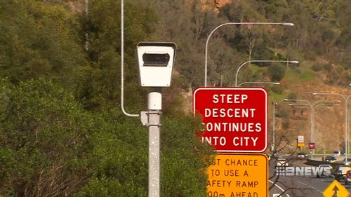 The new speed camera is set to sting many more drivers. Picture: 9News