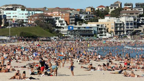 As coronavirus was spreading rapidly around the world, thousands of Australians packed onto Bondi Beach.