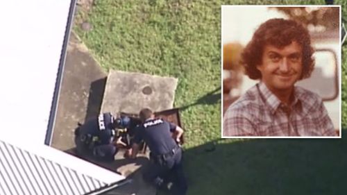 Wayne Youngkin (inset), and the Brighton property where his remains were found. (9NEWS)